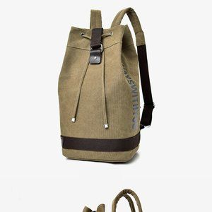 Canvas Student Preppy Rucksack